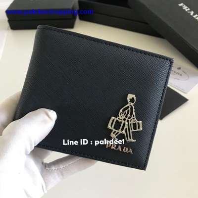 ٻҾ2 ͧԹ : Prada Wallet Original Size 12 cm Өҡ˹ѧ ҹ͹