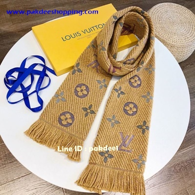 ٻҾ2 ͧԹ : Louis Vuitton Scarf Hiend Size 180X 30 cm ͼҹ ҹ͹ͧش