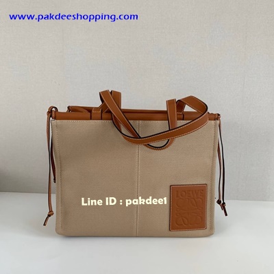 ٻҾ2 ͧԹ : Loewe Cushion canvas Tote bag Original  Size 34 cm ҹ˹ѧ ҹ͹ ҹôش