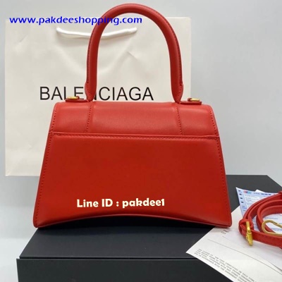 ٻҾ4 ͧԹ : Balenciaga Hourglass medium leather shoulder bag  Hiend size 23 cm ҹ˹ѧ ҹ͹