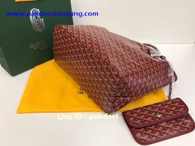 ٻҾ4 ͧԹ : Goyard Shopping bag Original  size 35 cm ҹ˹ѧ ´͹
