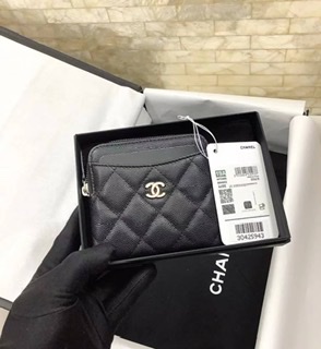 ٻҾ5 ͧԹ : Chanel classic zip card holder wallet(Ori)
