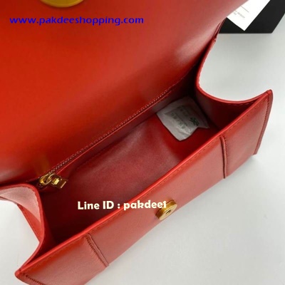 ٻҾ6 ͧԹ : Balenciaga Hourglass medium leather shoulder bag  Hiend size 23 cm ҹ˹ѧ ҹ͹